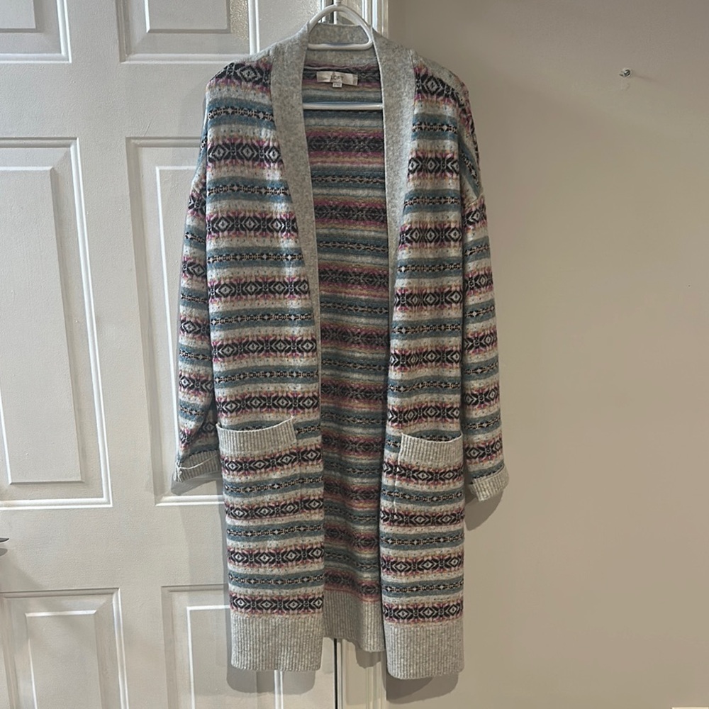 LOFT Striped Multicolor Women's Sweater